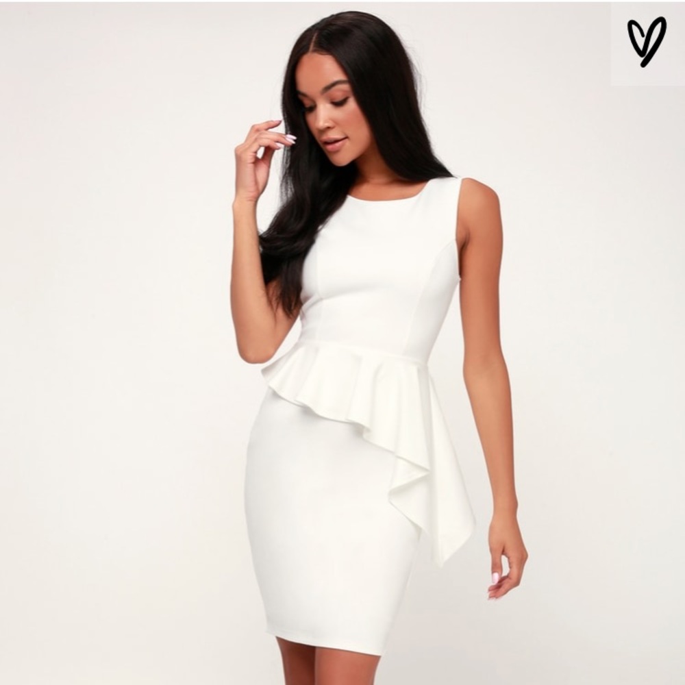 Lulus white dress